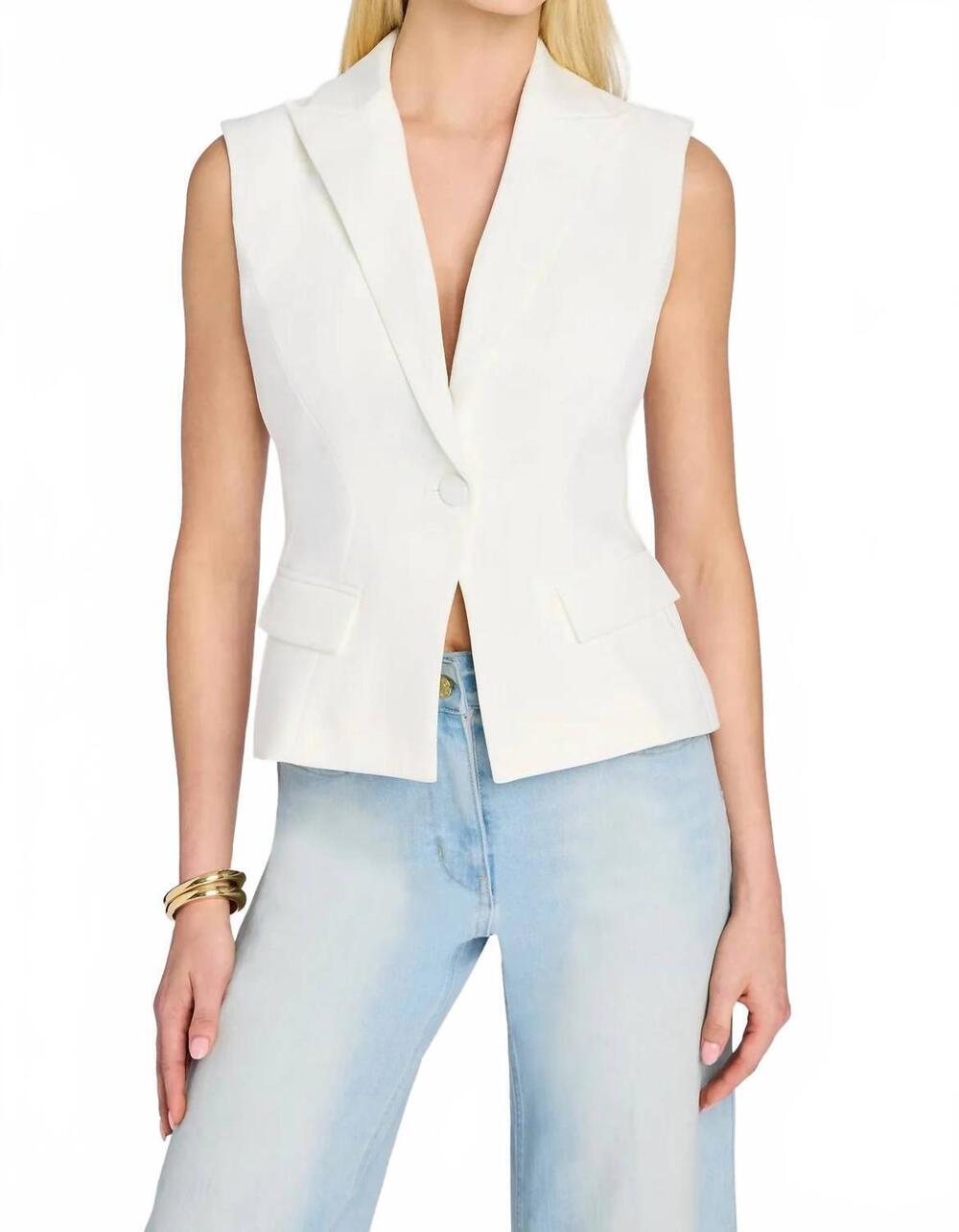 NEW GENERATION LOVE jenna blazer in white